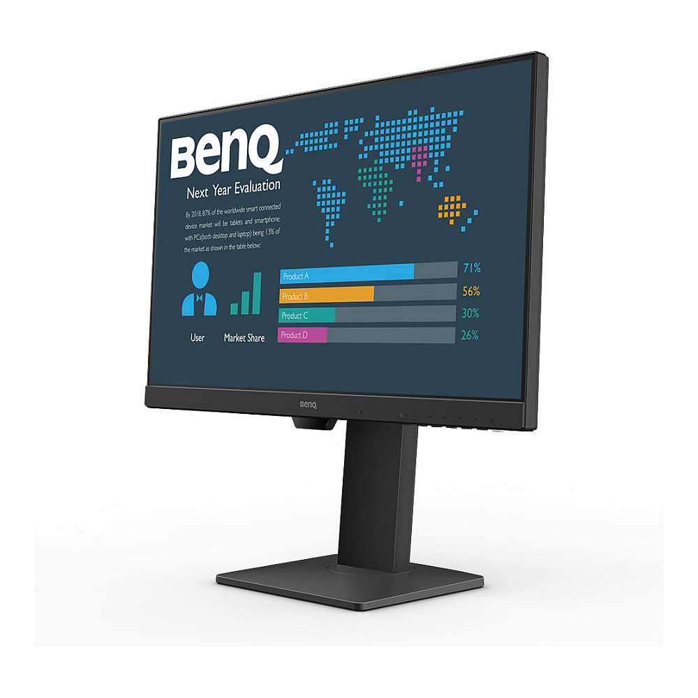 Monitor BenQ BL2486TC / 23.8" / Full HD IPS / 100Hz / 5ms / USB-C+HDMI+DP - Zezë - 2