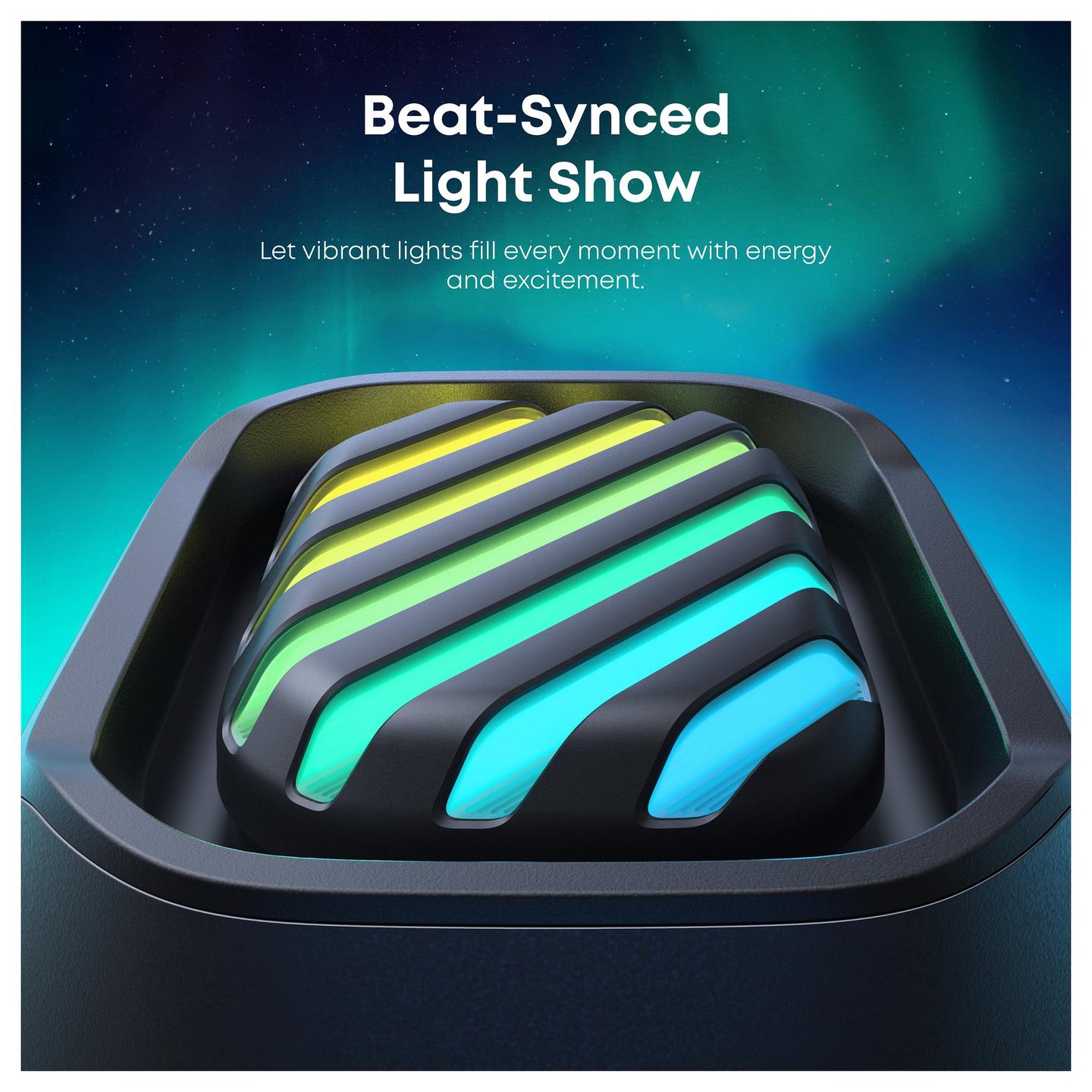 Altoparlant Soundcore Boom 2 Pro, 140W, Bluetooth 5.3, IP68, PartyCast 2.0, RGB, Powerbank - Zezë - 8