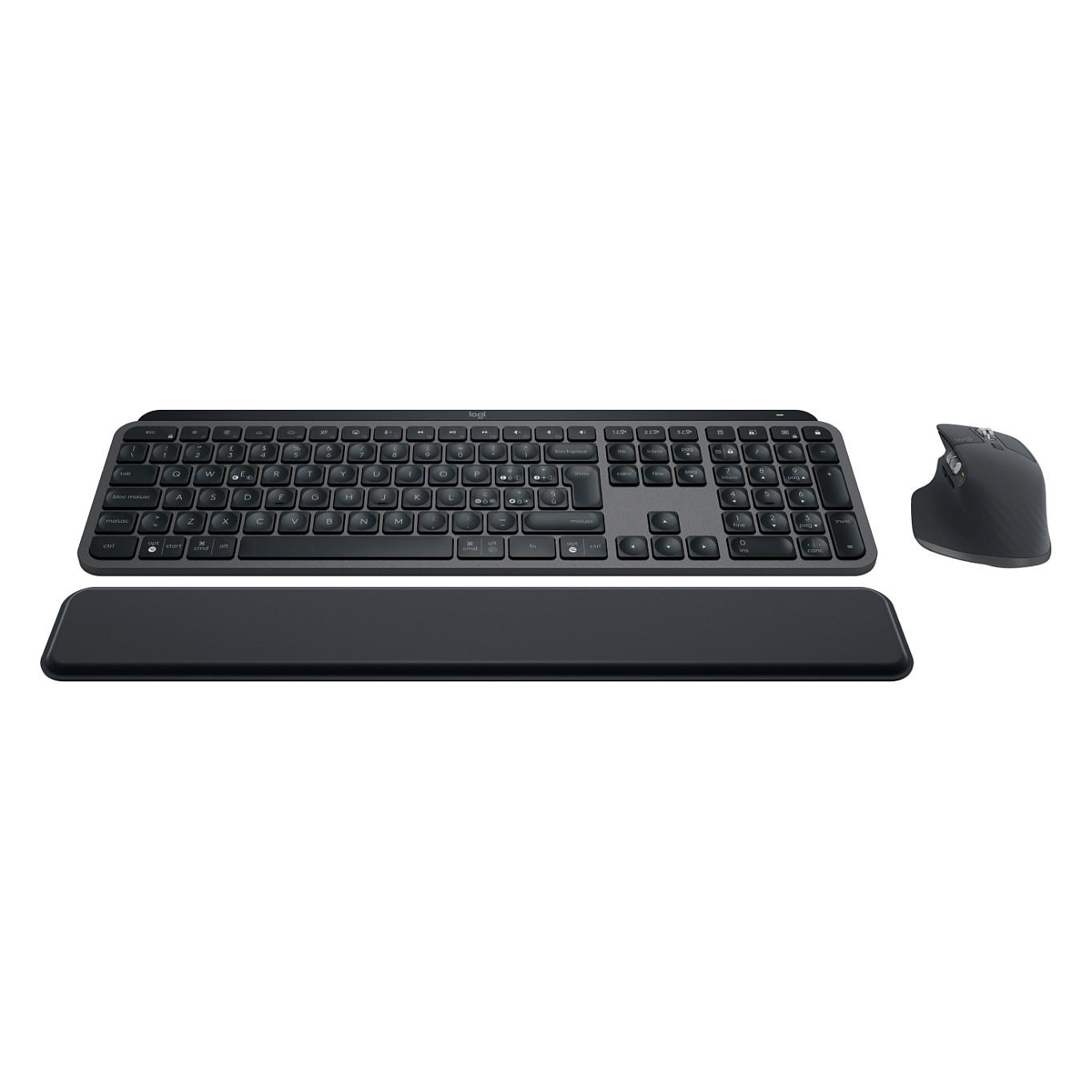 Combo (Tastierë & Maus) Logitech MX Keys S Combo, Wireless, Scissor, Full Size, MX Master 3S, 8000DPI, 7 Butona, Bluetooth, Logi Bolt - Grafit
