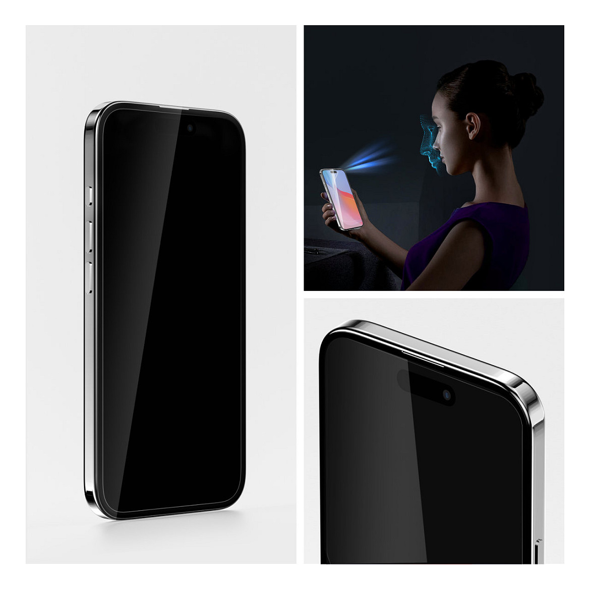 Aksesorë për telefon 4smarts / Second Glass Screen Protector / Mounting Frame / iPhone 16 - 3