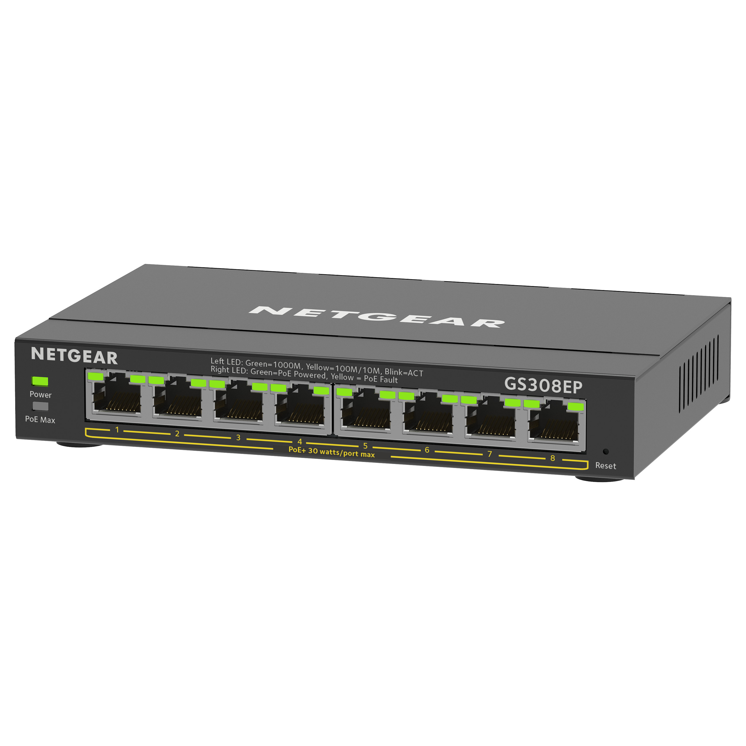 Switch 8P NETGEAR GS308EP PoE+ M - 2