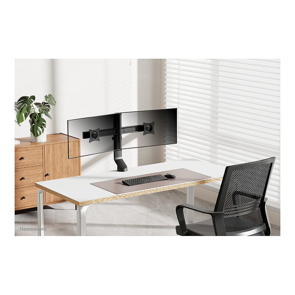 Mbajtëse për Monitor Neomounts FPMA-D860DBLACK Mbajtëse tavoline për dy ekrane të sheshtë deri në 27" (69 cm) 7KG - 15