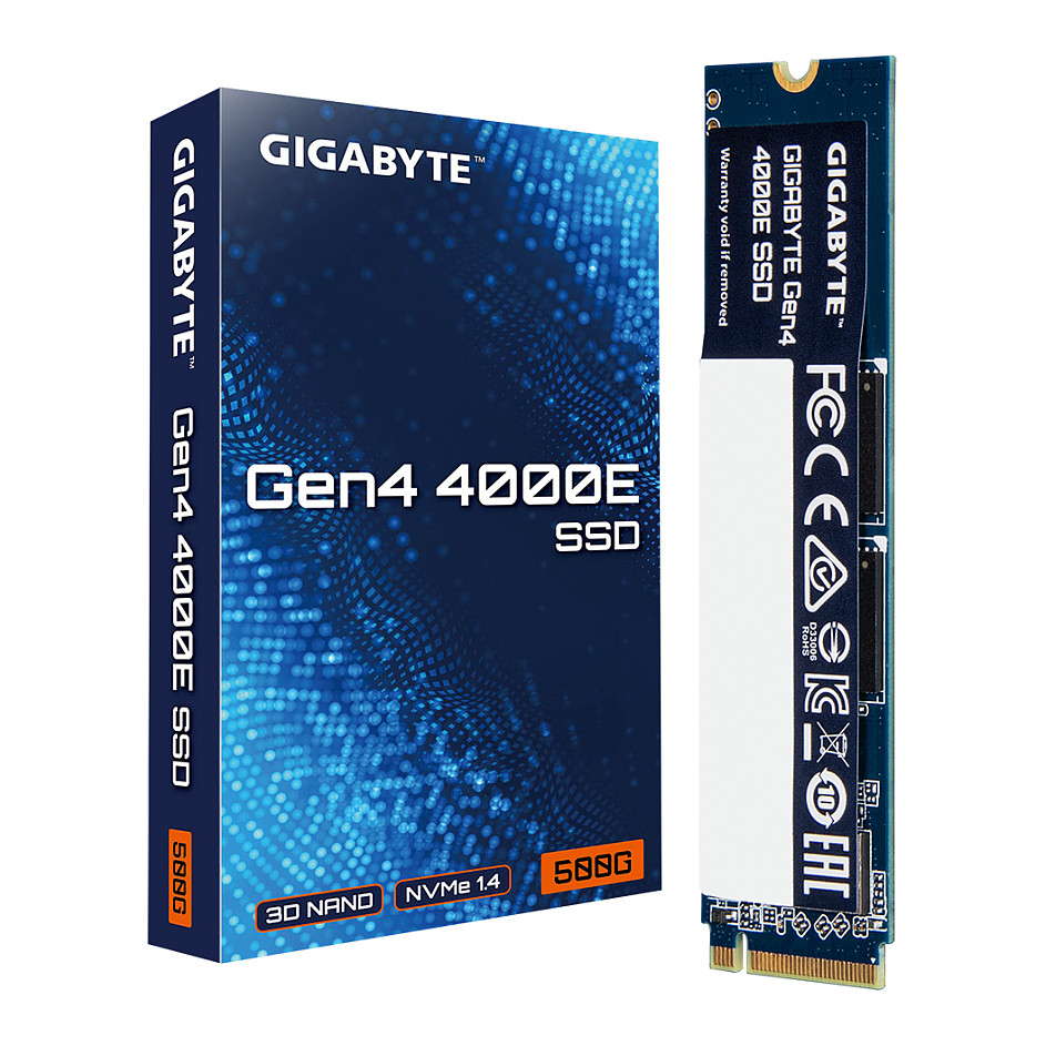 SSD të Brendshme 500GB Gigabyte Gen4 4000E | PCIe 4.0 | NVMe 1.4 - 5