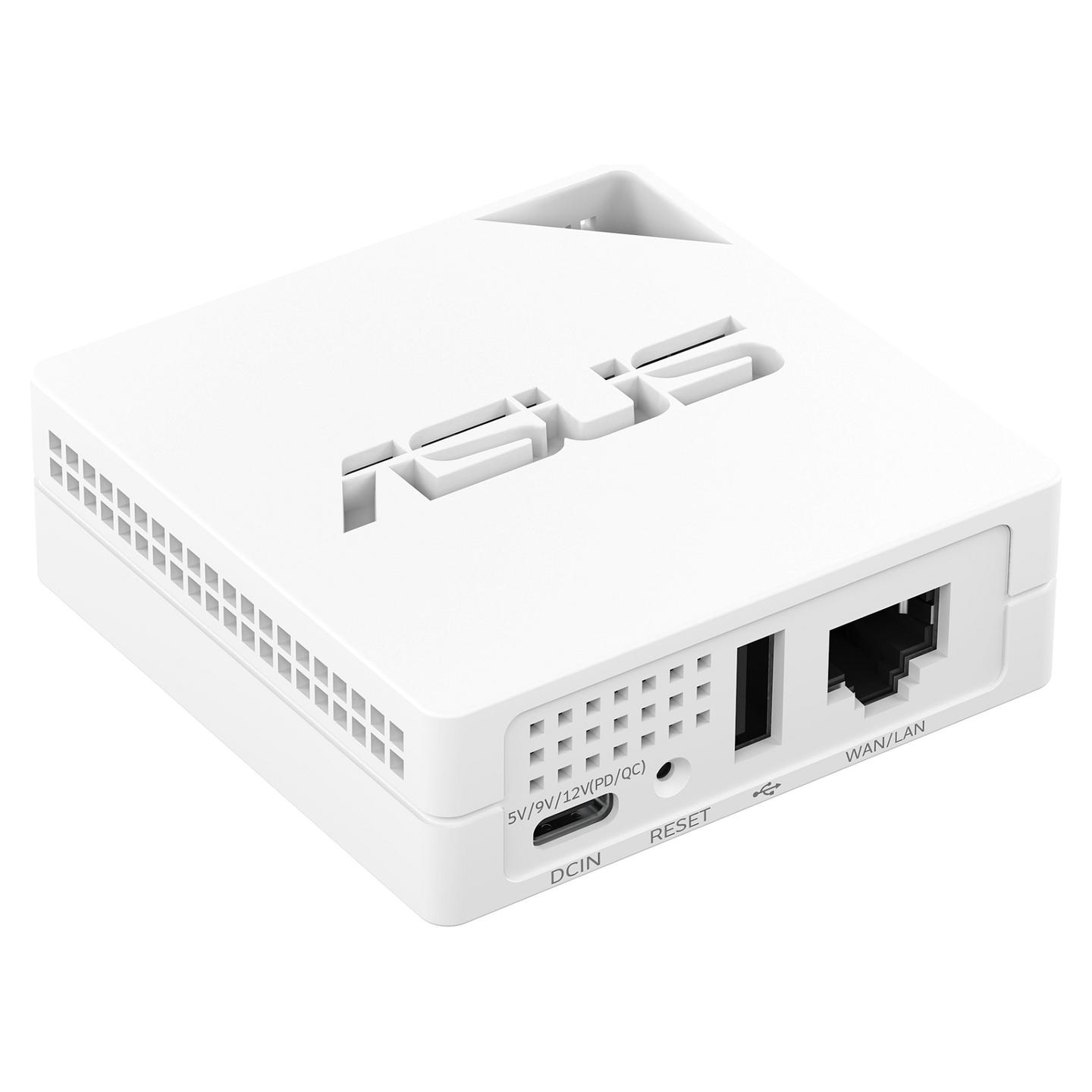 ASUS, RT-AX57 Go, Ruter Wi-Fi 6, AX3000, Dual-Band, 1× Gigabit WAN + 1× Gigabit LAN, USB 3.2 – Bardhë - 4