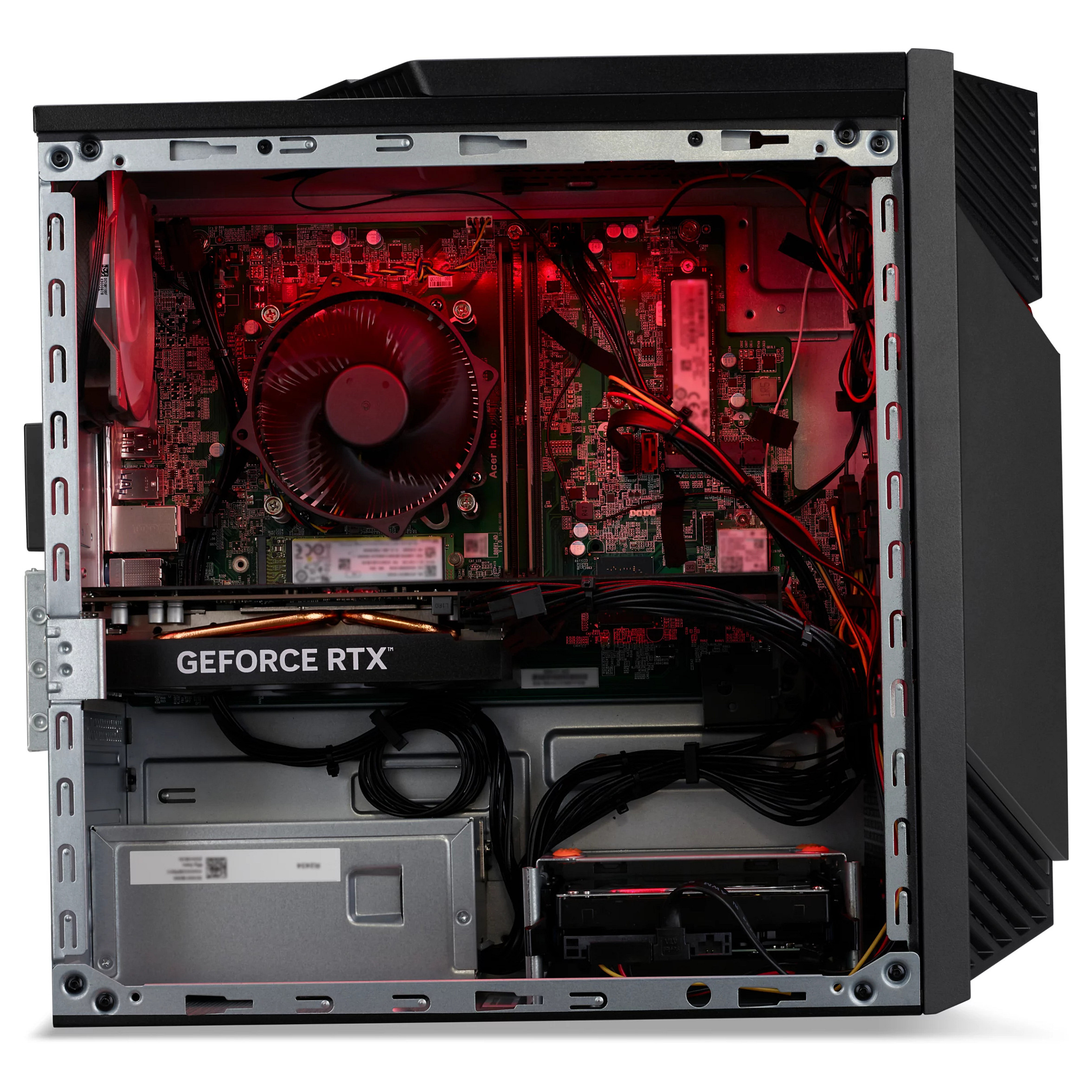 Kompjuter Gaming Acer Nitro 50 N50-660 / Intel Core i7-14700F / 16GB DDR5 / 1TB / RTX 4060 8GB - Zezë/Kuqe - 5