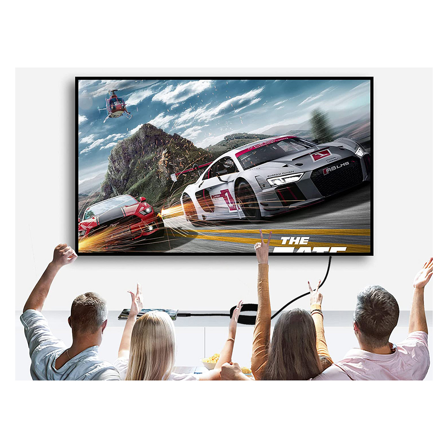 Kabllo DisplayPort Equip 2.1 (St/St) 1.00m / 16K/60Hz / HDCP / Premium – Hiri - 7