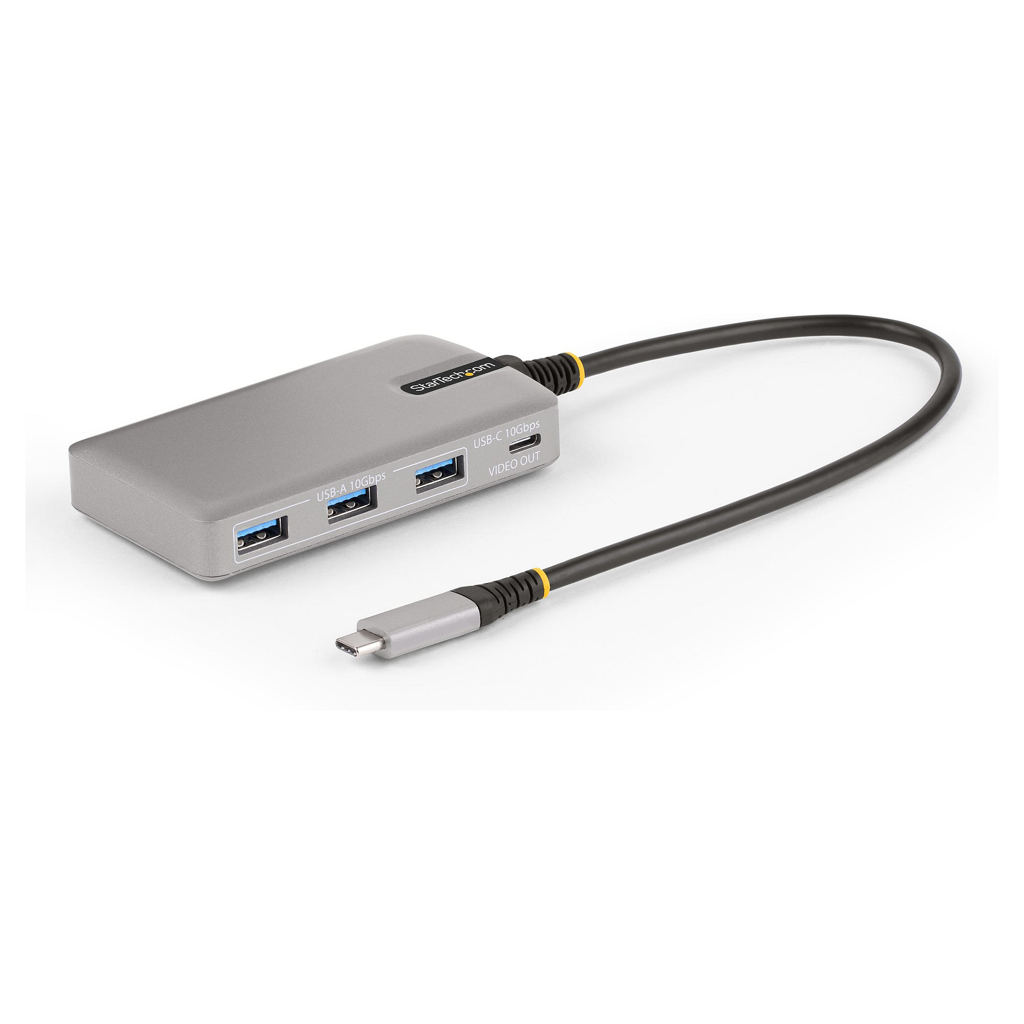 Hub StarTech HB31C3A1CDPPD3 / 3x USB-A + 1x USB-C DP 4K60 / 100W PD / 10Gbps – Argjend