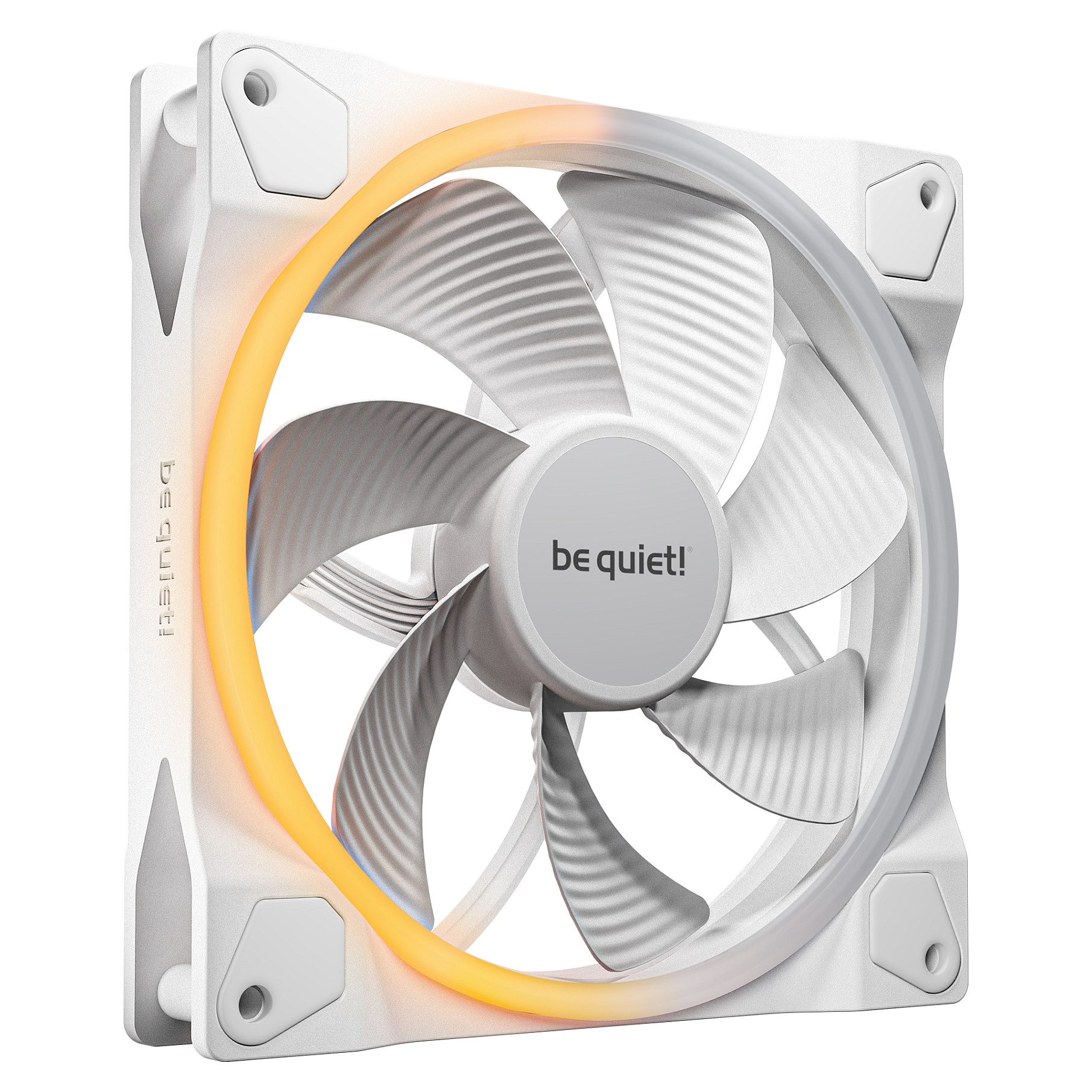 Ftohës për Kasë 140mm be quiet! Light Wings PWM Reverse Fan – Bardhë - 1