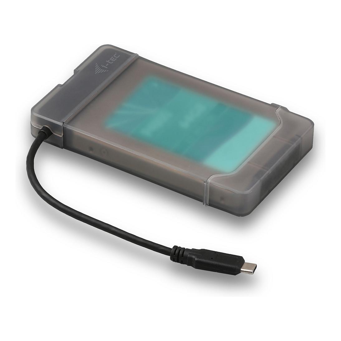 Këllëf për Disqe i-tec C31MYSAFEU313, 2.5", SATA, USB-C 3.2 Gen 2, 10Gbps - Zezë - 3