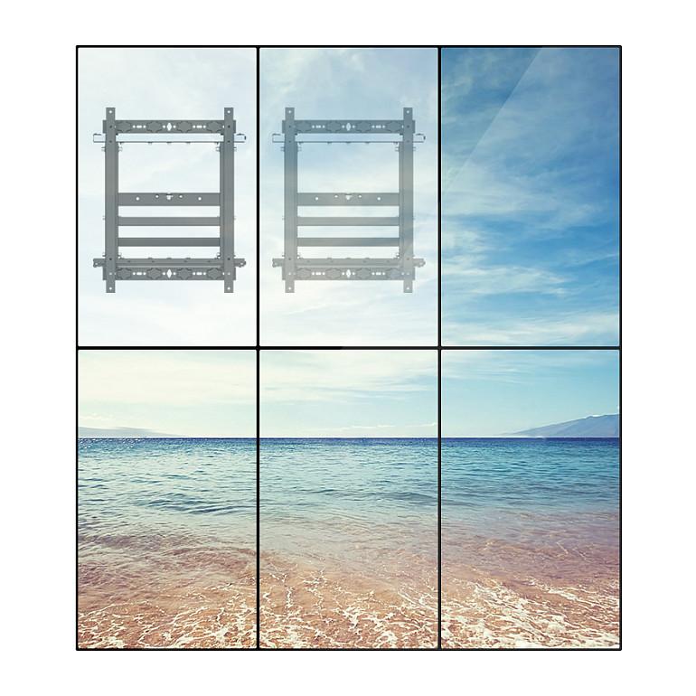 Mbajtëse Muri për TV Equip 650325 / 19"-55" / 50kg / Push-In Pop-Out / Tilt 0°-10° - Zezë - 6