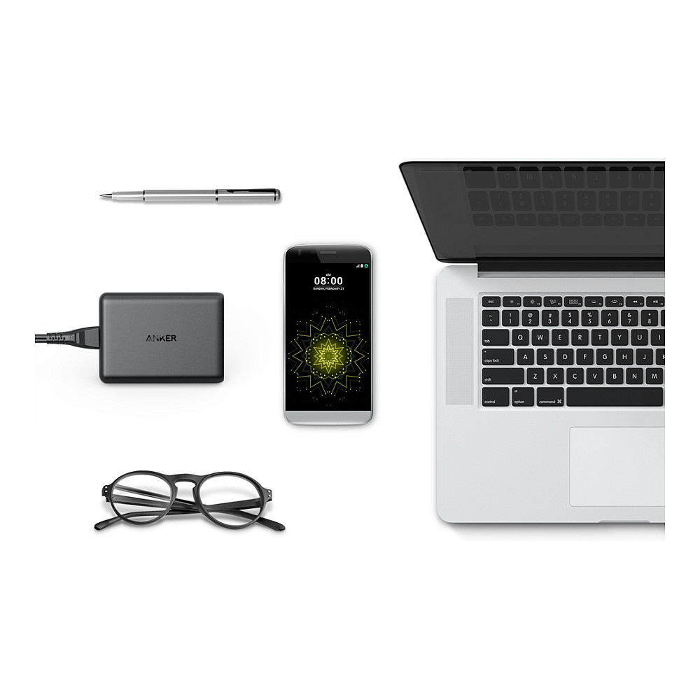Adapter Anker PowerPort Speed 5 / 5x USB-A / Quick Charge 3.0 / 63W - Zezë - 8