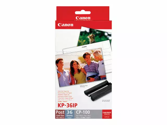 Letër dhe bojë për printer Canon SELPHY KP-36IP / 10x15 cm / 36 Fletë