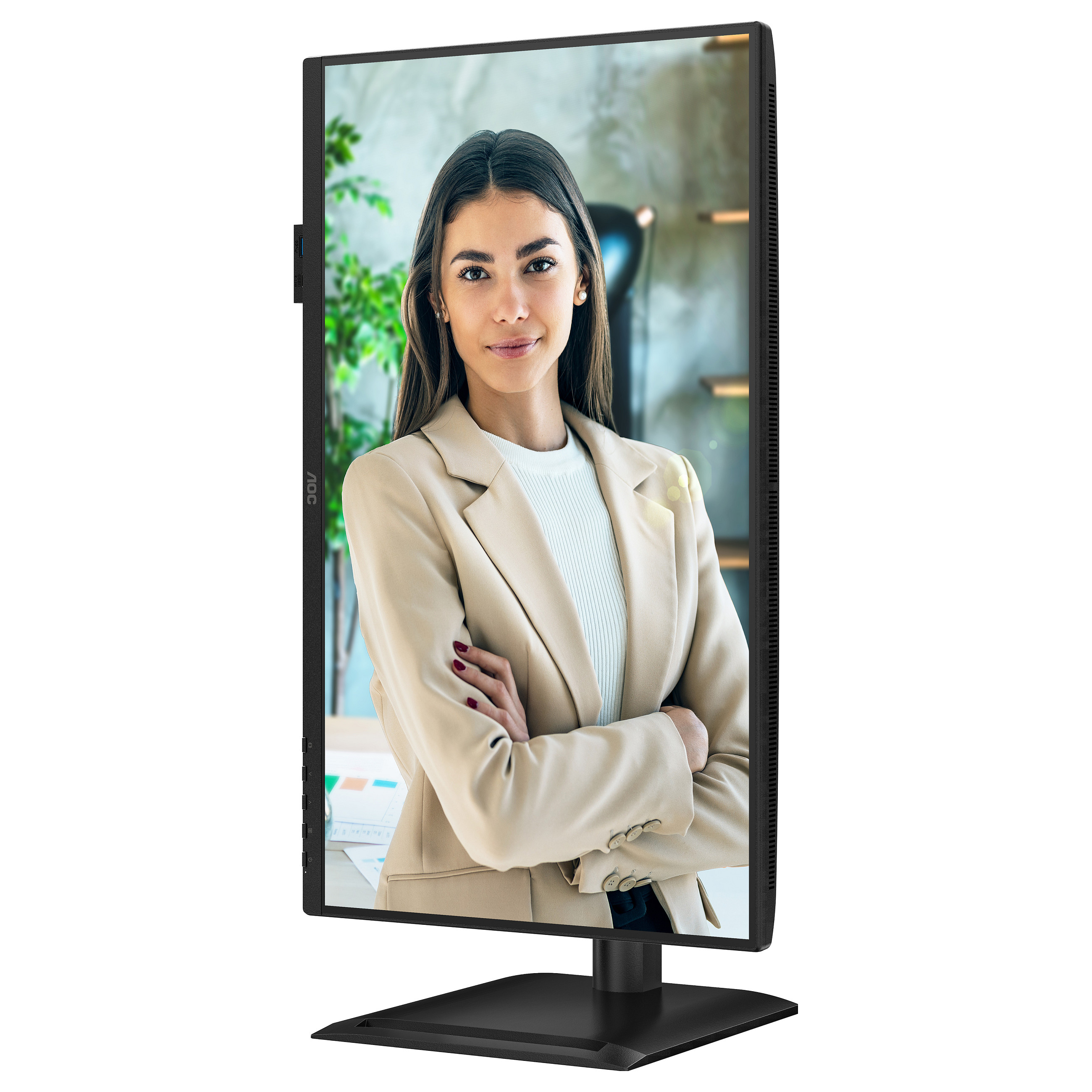 Monitor AOC 24P4U / 23.8" / Full HD IPS / 120 Hz / 4ms / USB +USB-C + VGA + HDMI + DP - Zezë - 11