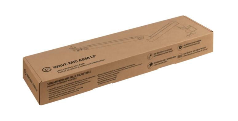 Mbajtëse Mikrofoni Elgato Wave Mic Arm LP / Low Profile / Metal - Zezë - 2