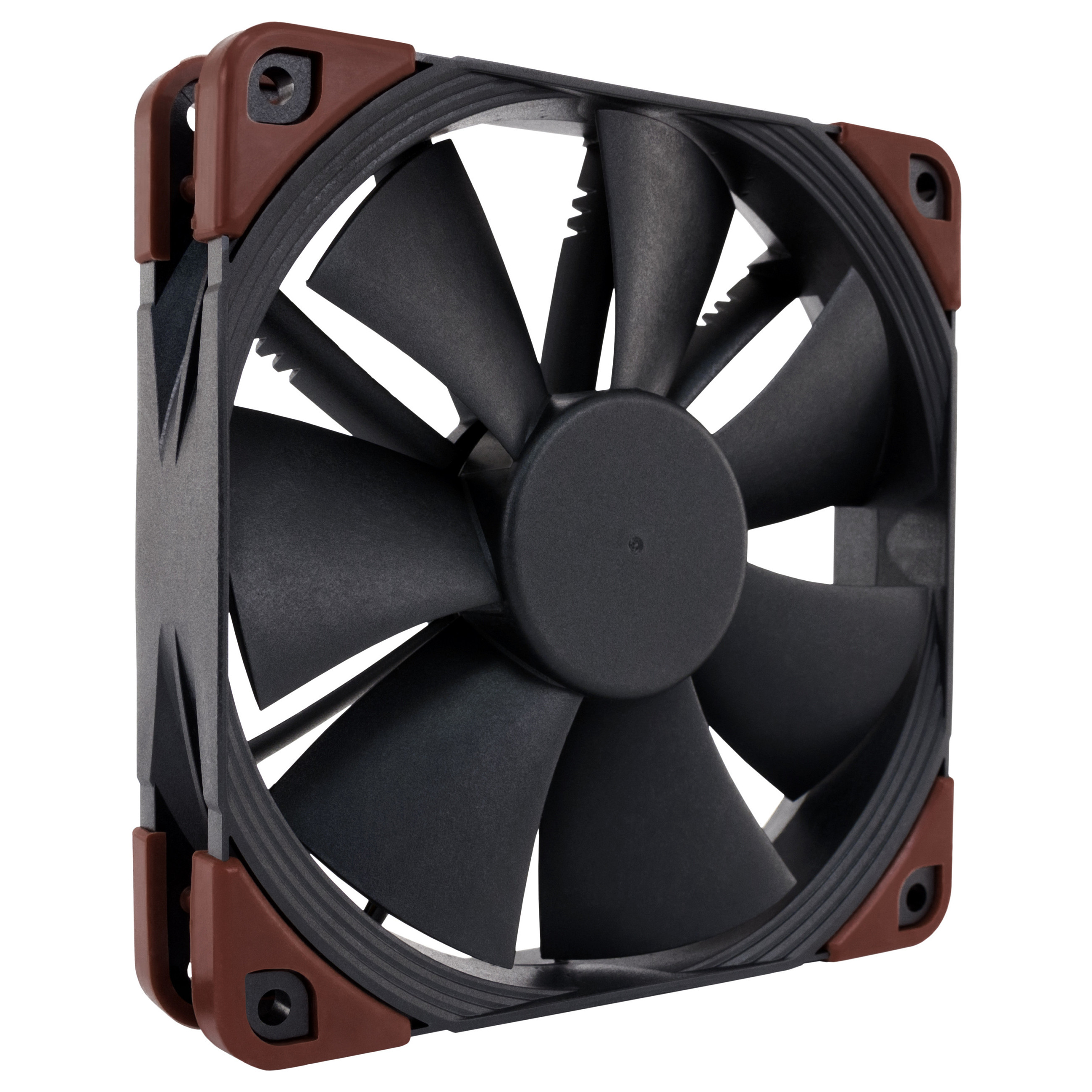 Ftohës për Kasë Noctua NF-F12 industrialPPC-24V-2000 SP IP67 PWM / 120mm / 25mm / 0-2000 RPM / PWM / 121.8 m³/h / 3.94 mmH₂O / IP67 – Zezë
