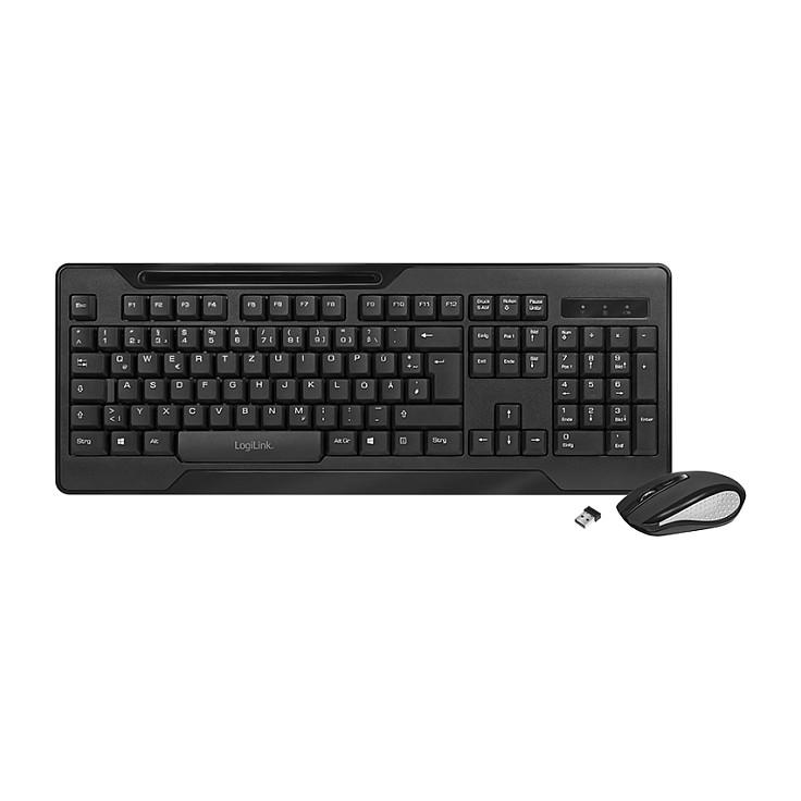 Combo (Tastierë & Maus) LogiLink ID0194 / RF Wireless - Zezë