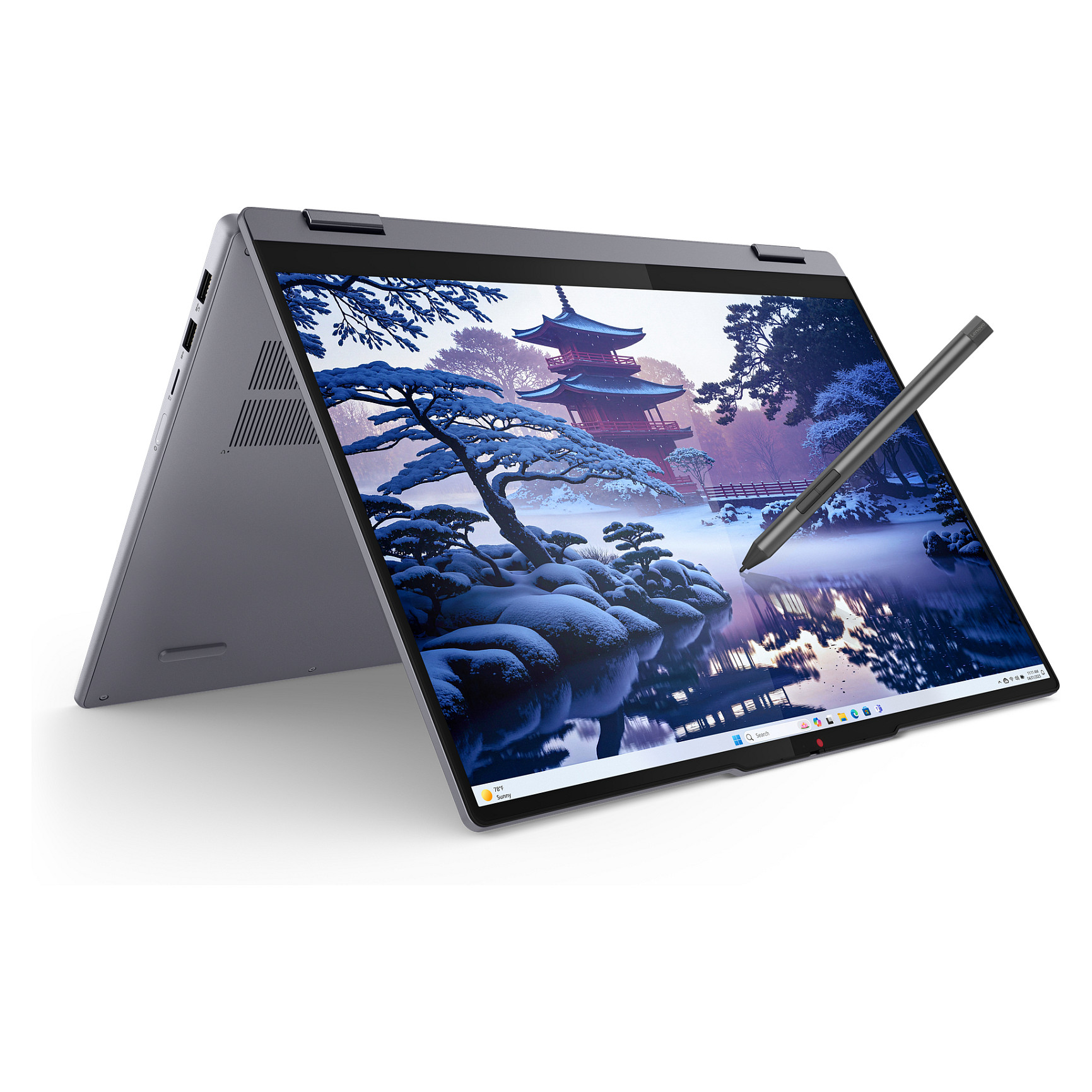 Laptop Lenovo IdeaPad 5 2in1 / Ultra 5 225U / 16GB LPDDR5x / 1TB / 16" WUXGA IPS Touch 60Hz / Intel Graphics / DE  - Argjendi - 10