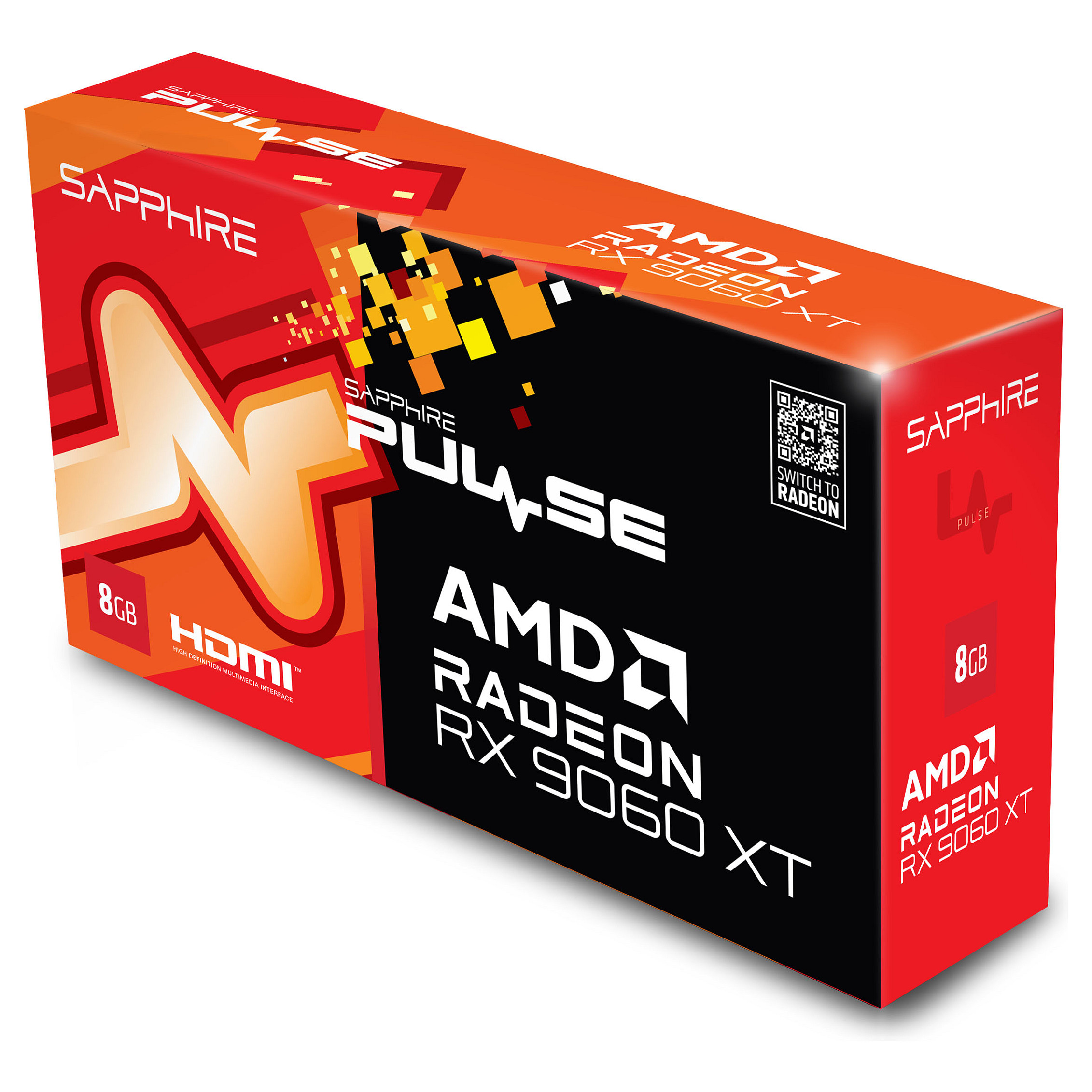 Kartelë Grafike AMD RX 9060 XT 8GB SAPPHIRE Radeon Pulse Gaming OC GDDR6 - 6