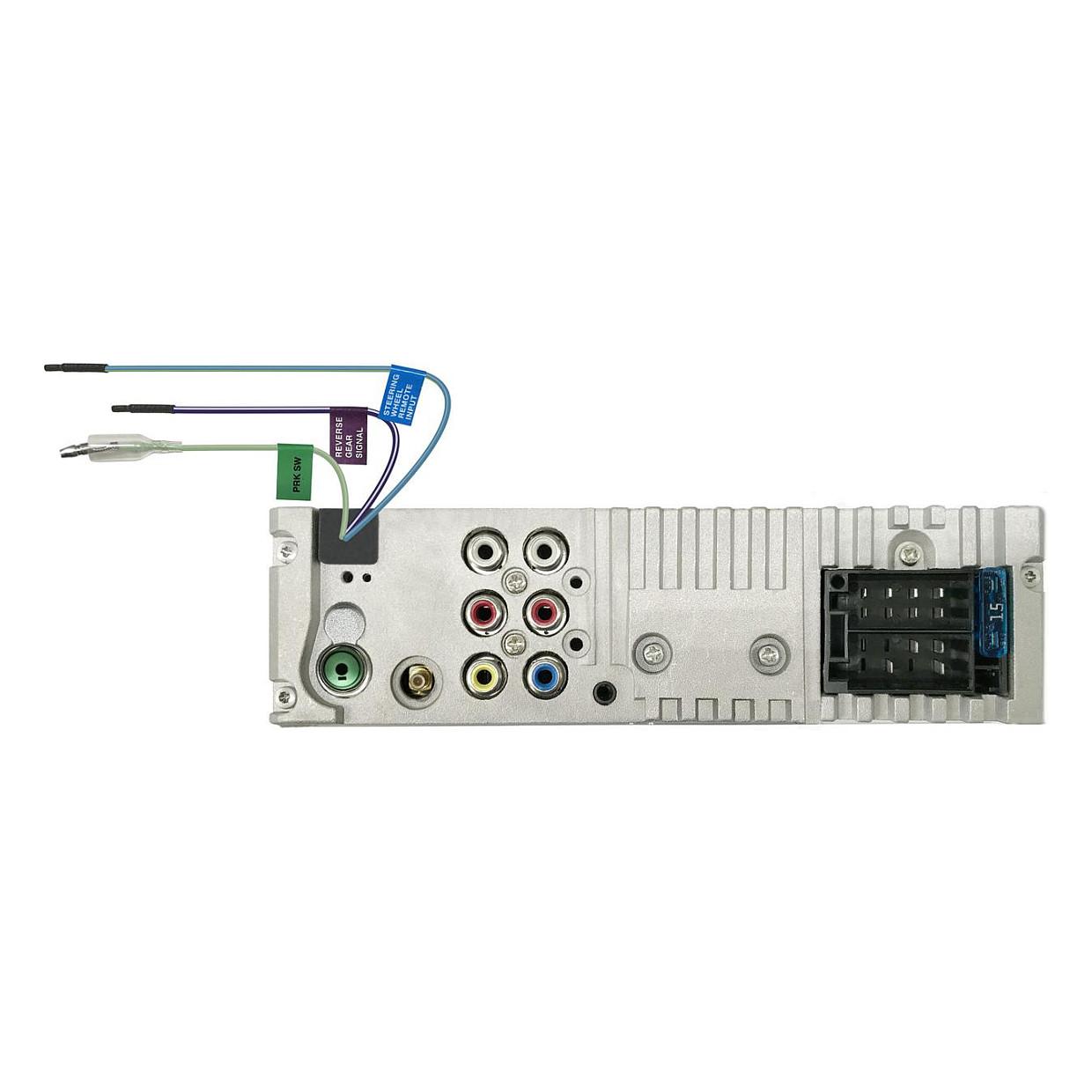 Radio multimedia për veturë JVC KD-X561DBT, 1 DIN, ekran QVGA 3", DAB+, FM, Bluetooth, USB, AUX, video nga USB, 4 × 45 W, ndriçim blu - Zezë - 5