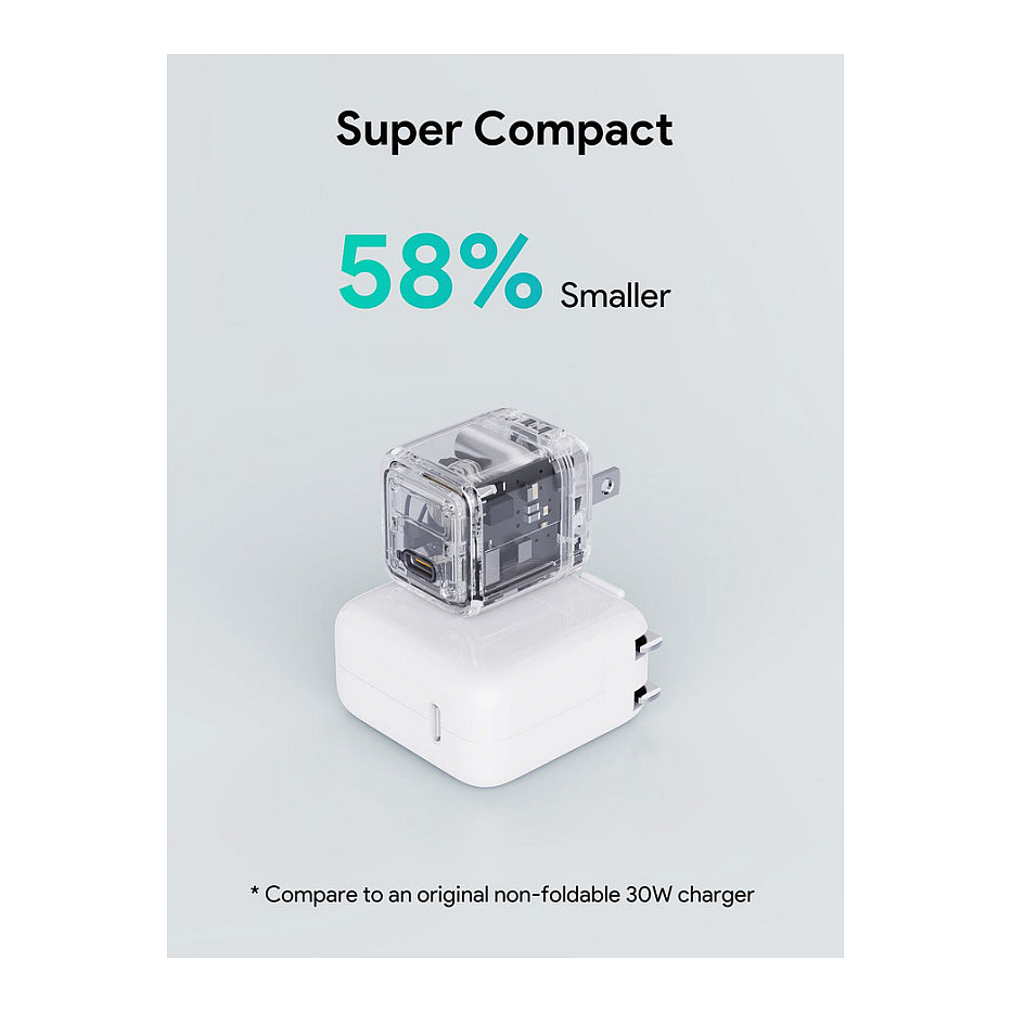 Karikues Aukey / Comet Mini Charger / 30W / 1-Port - Gri - 4