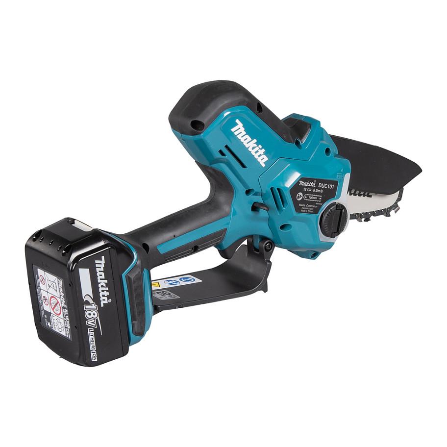 Sharrë për Krasitje me Bateri Makita DUC101Z, 18V, Brushless, Shpatë 100mm, 8m/s - Zezë/Blu