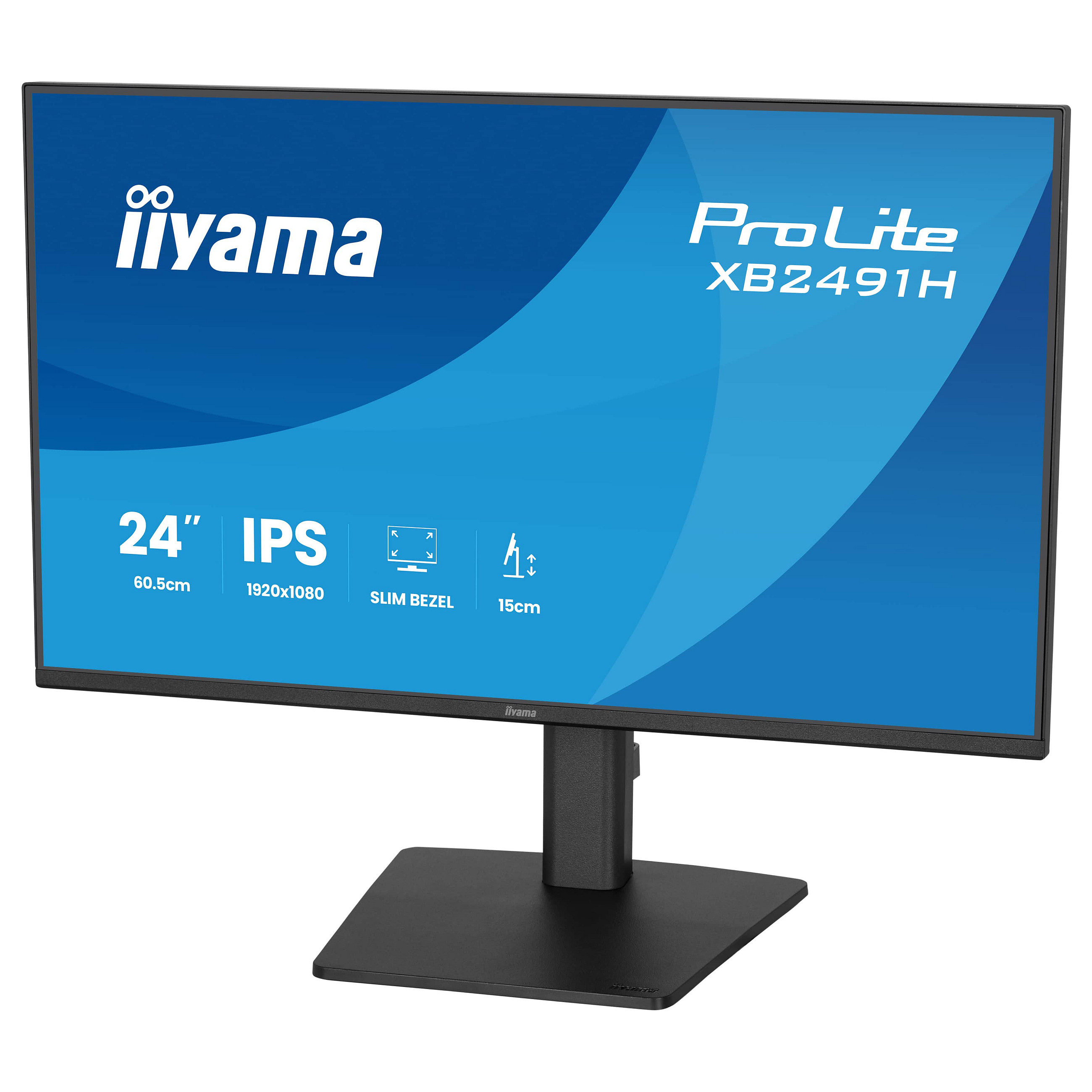 Monitor iiyama XB2491H-B1 / 23.8"/ Full HD IPS LCD / 120Hz / 1ms / HDMI+DP+HDCP - Zezë - 7