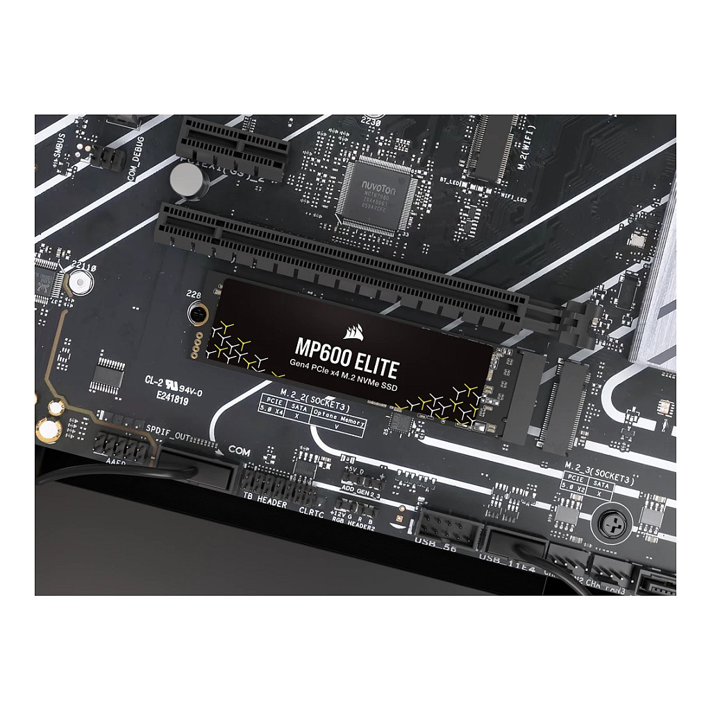 SSD të Brendshëm CORSAIR MP600 ELITE / 1TB / M.2 2280 / PCIe Gen4 x4 / NVMe - 7