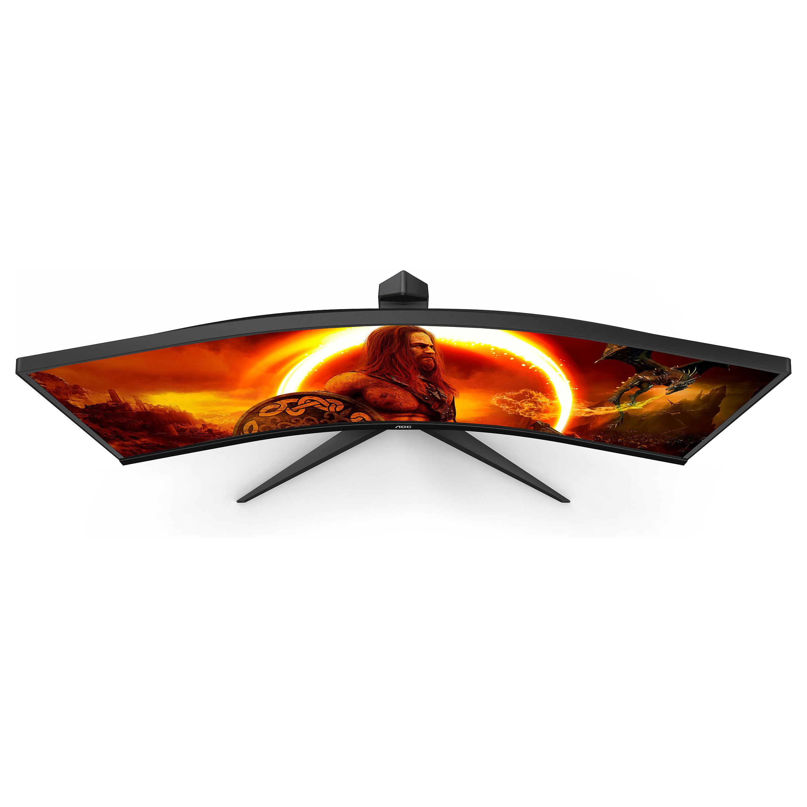 Monitor Gaming AOC CU34G2XP/BK / 34"/ UltraWide Quad HD VA / LED / Curved / 180Hz / 1ms / USB+HDMI+DP - Zezë - 5