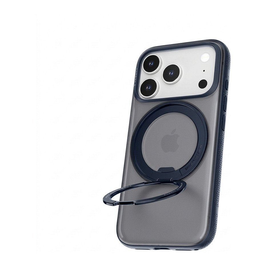 Aksesorë për telefon TORRAS Ostand R Fitness / iPhone 17 Pro Max / MagSafe / Unazë Mbështetëse 360° - Blu 
