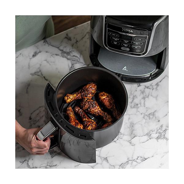 Fryer Ninja MAX / AF160EU / 5.2L / 1750W / 6 Programe / 40–240°C / Digital Timer / Ceramic Coating – Gri/Zezë - 4
