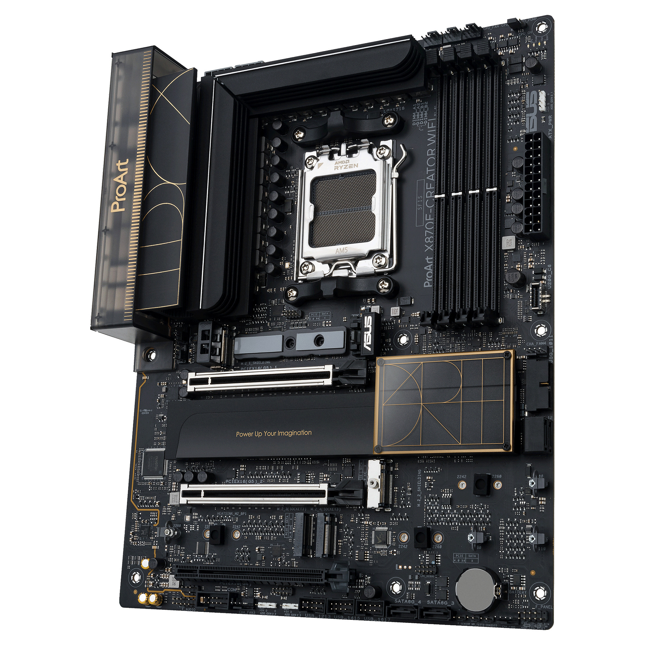 Pllakë Amë ASUS ProArt X870E-CREATOR WIFI / AMD AM5 / X870E / DDR5 / ATX / Wi-Fi 7 / 10GbE + 2.5GbE LAN - 4