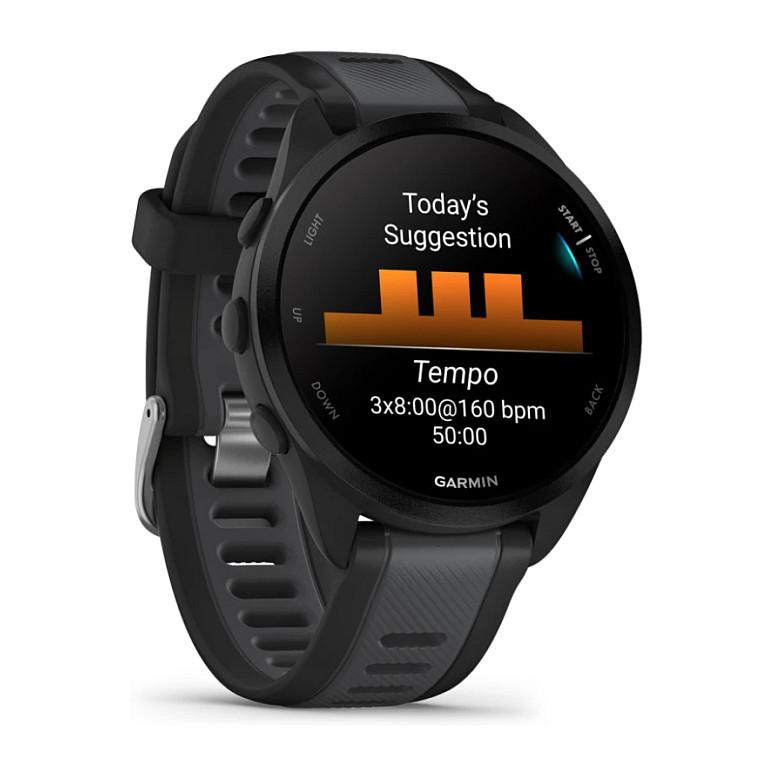 Orë e mençur Garmin Forerunner 165 / 43mm / AMOLED / GPS / Bluetooth / Wi-Fi / 4GB - Zezë/Hiri - 3