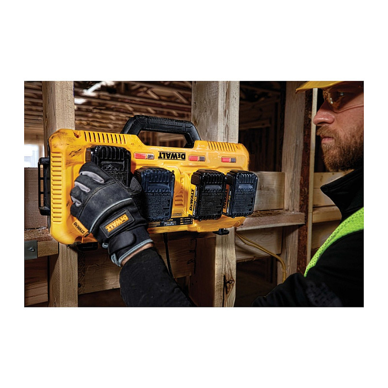 Mbushës baterie DeWALT DCB104-QW - 4 Port - 7
