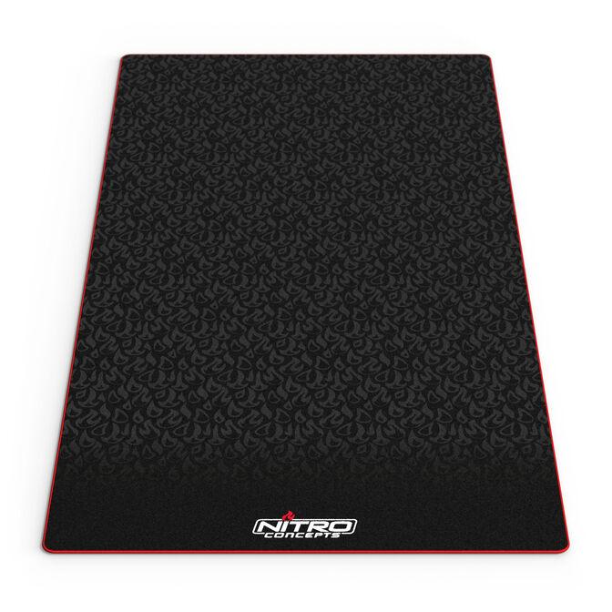 Tapet për Dysheme Nitro Concepts Floor Mat / Sim Racing / 150 x 75 cm / Antirrëshqitës / Zvogëlim i Zhurmës - Zezë