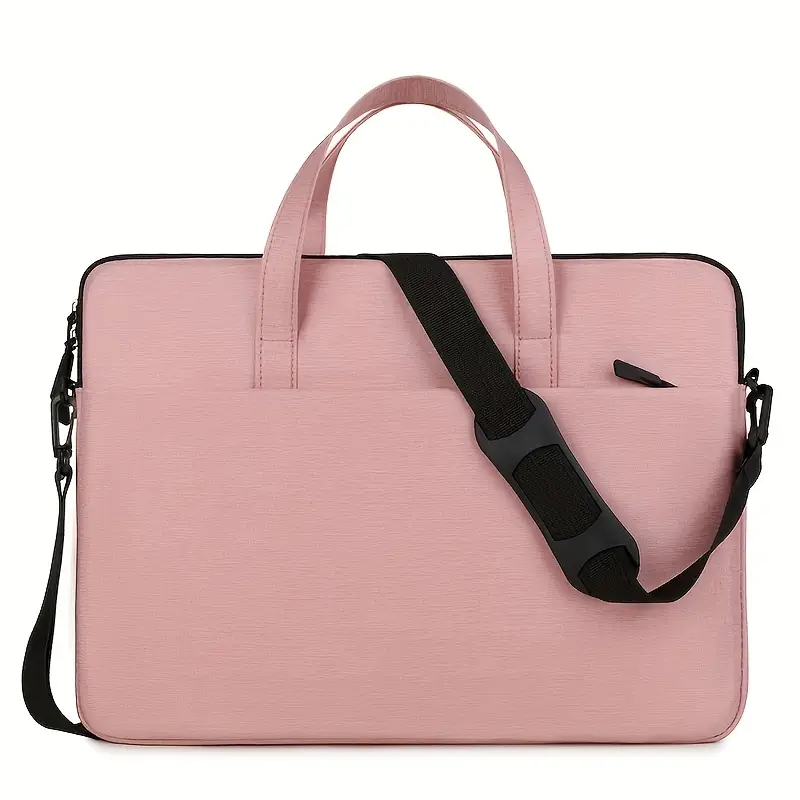 Çantë për Laptop B008 / B53-15 / 14 Inch / Polyester / Double Handle / With cushion protect / Lightweight / Pink - 1