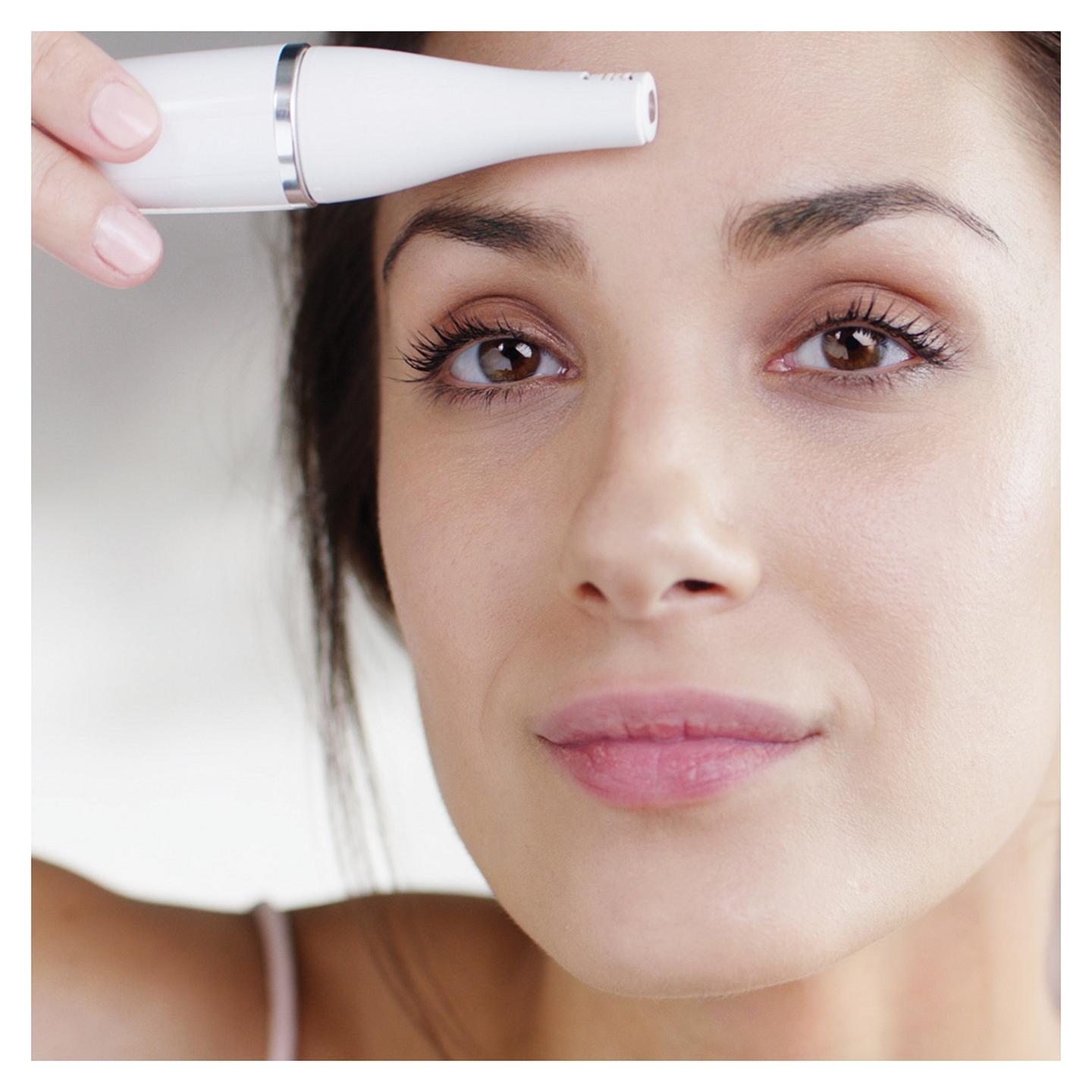 Makinë Depilimi për Fytyrë Braun FaceSpa Pro 921, 3 në 1, Depilim, Pastrim dhe Masazh - Bardhë , Bronzë - 4