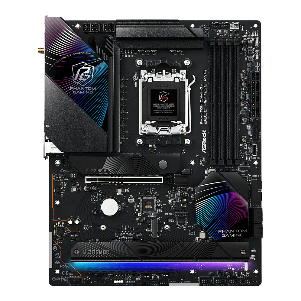Pllakë Amë AMD AM5 ASROCK B850 Riptide WiFi / DDR5 / ATX / HDMI - 2