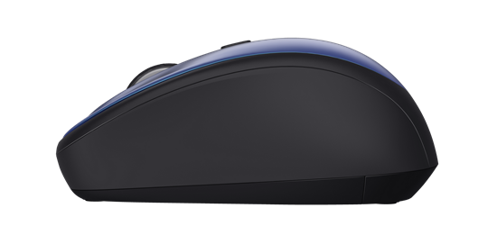 Maus pa kabllo Trust Yvi+ / Silent / 800-1600 DPI / 4 Butona - Blu - 3