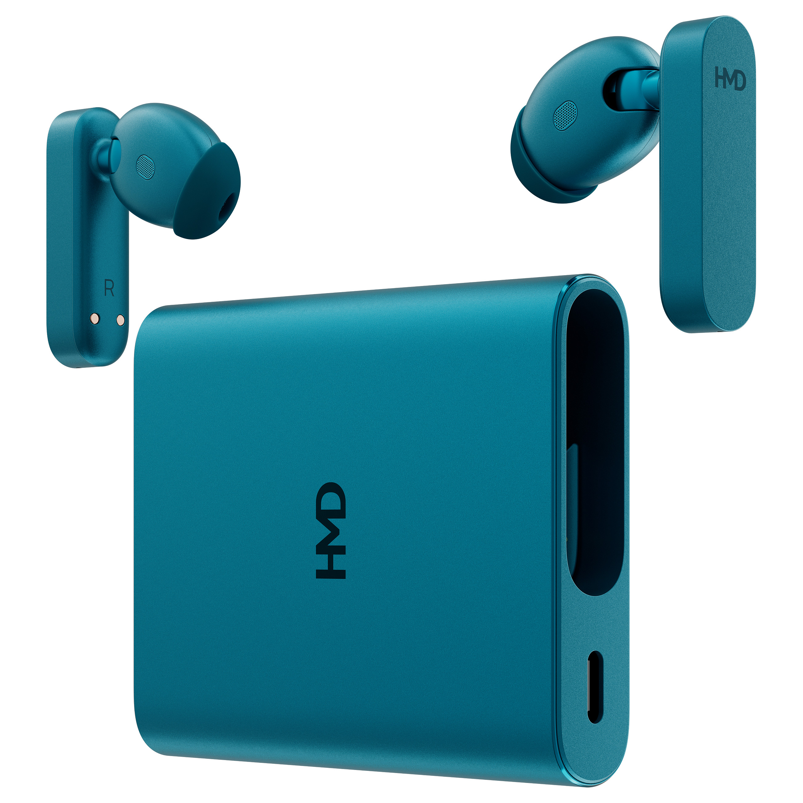 Kufje me kabllo HMD / Amped Buds / Cyan - 2