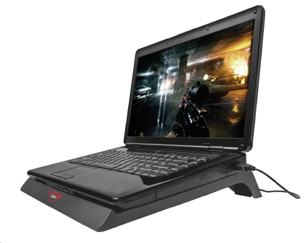 Ftohës për Laptop Trust / GXT 220 Kuzo / Laptop Cooling Pad – Zezë - 4