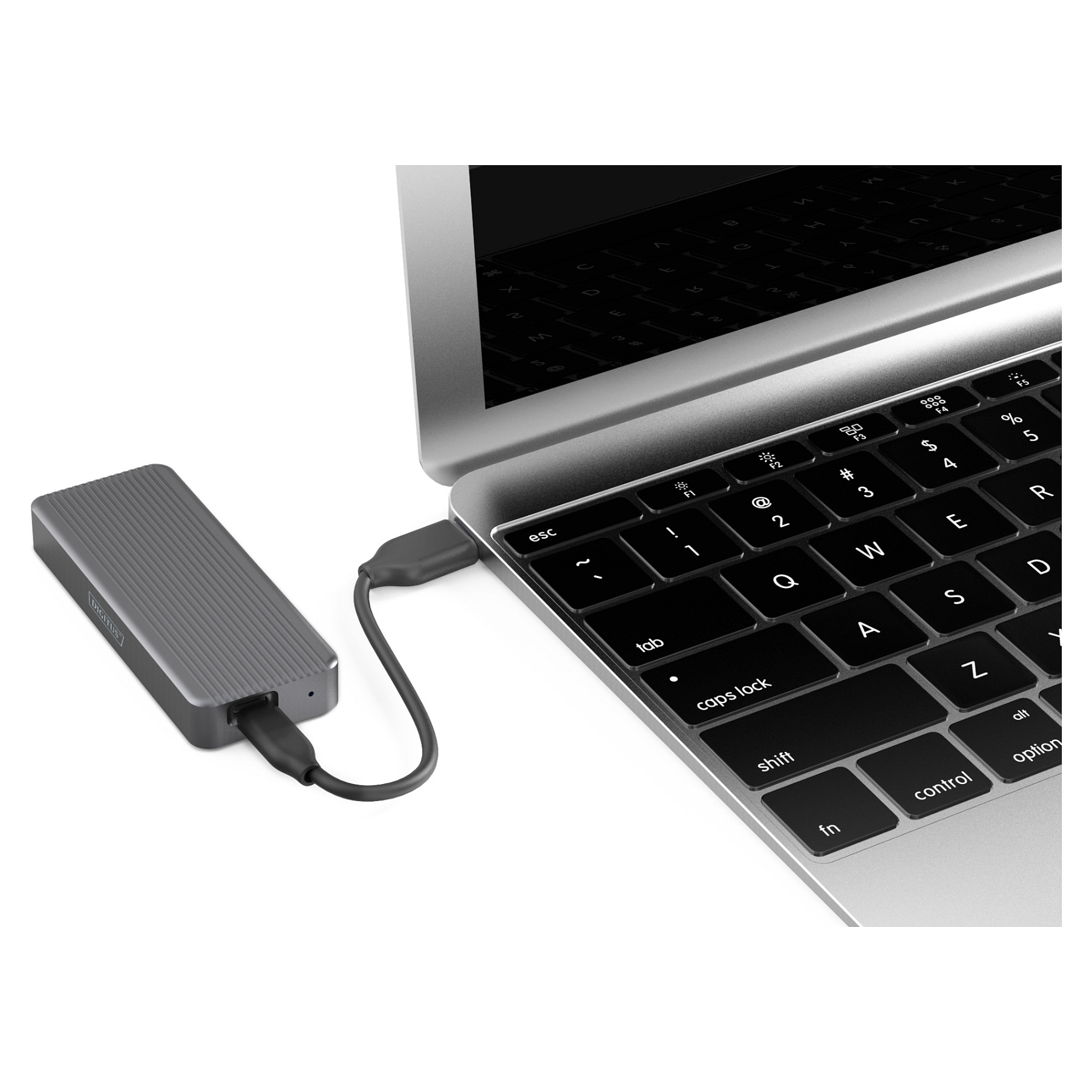 Këllëf për Disqe DIGITUS USB Enclosure for M.2 SSD – Includes Mounting Accessories - 4