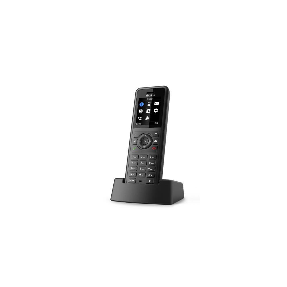Telefon i thjeshtë Yealink W57R / Rugged Cordless Handset / DECT / IP54 – Zezë