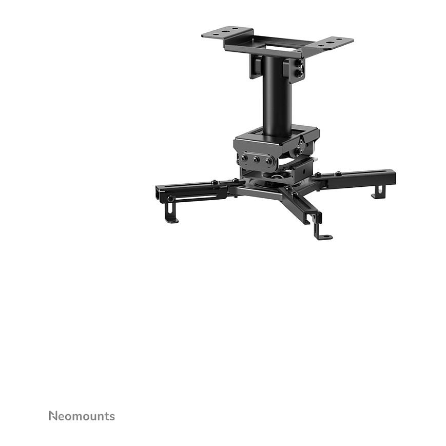 Mbajtëse për Projektor Neomounts CL25-530BL1 / Tavan / 45 kg / Full Motion – Zezë - 2