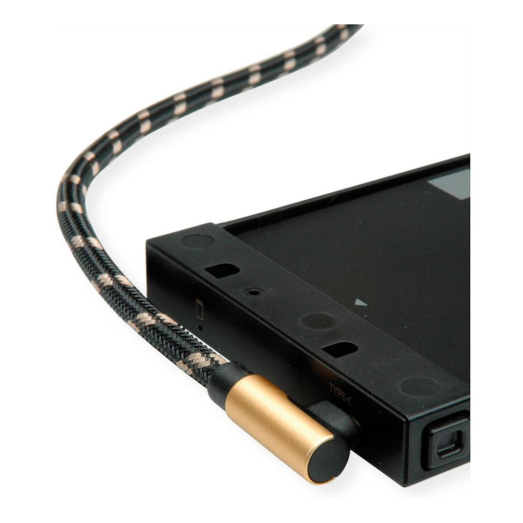 Kabllo ROLINE 11.02.9062, USB-A në USB-C, USB 2.0, 480 Mbps, 3 m - Verdhë/Zezë - 3