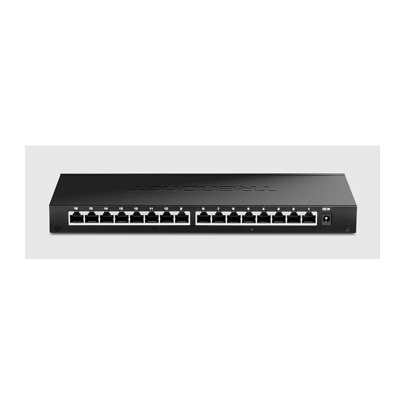 Switch TRENDnet TEG-S3160, 16× 2.5Gbps RJ45, Switching Capacity 80Gbps, Rackmount – Zezë - 3
