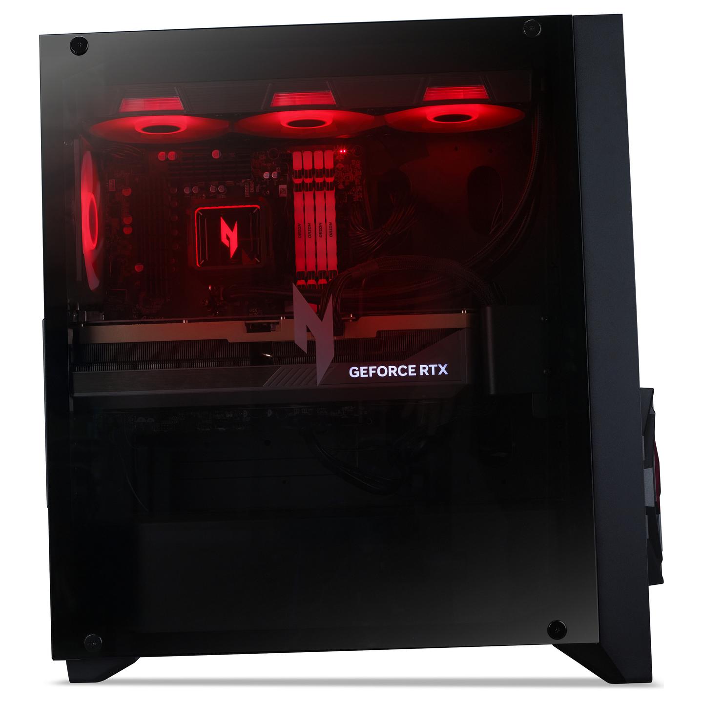 Kompjuter Gaming Acer Nitro 70 N70X3D-100, Ryzen 7 9800X3D, 32GB DDR5, 2TB, RTX 5080 16GB - Zezë - 4