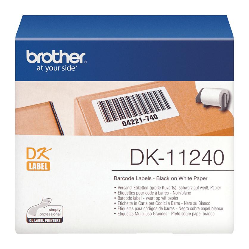 Etiketa Brother DK-11240, 102 × 51 mm, 600 etiketa për rrotull - Bardhë - 3