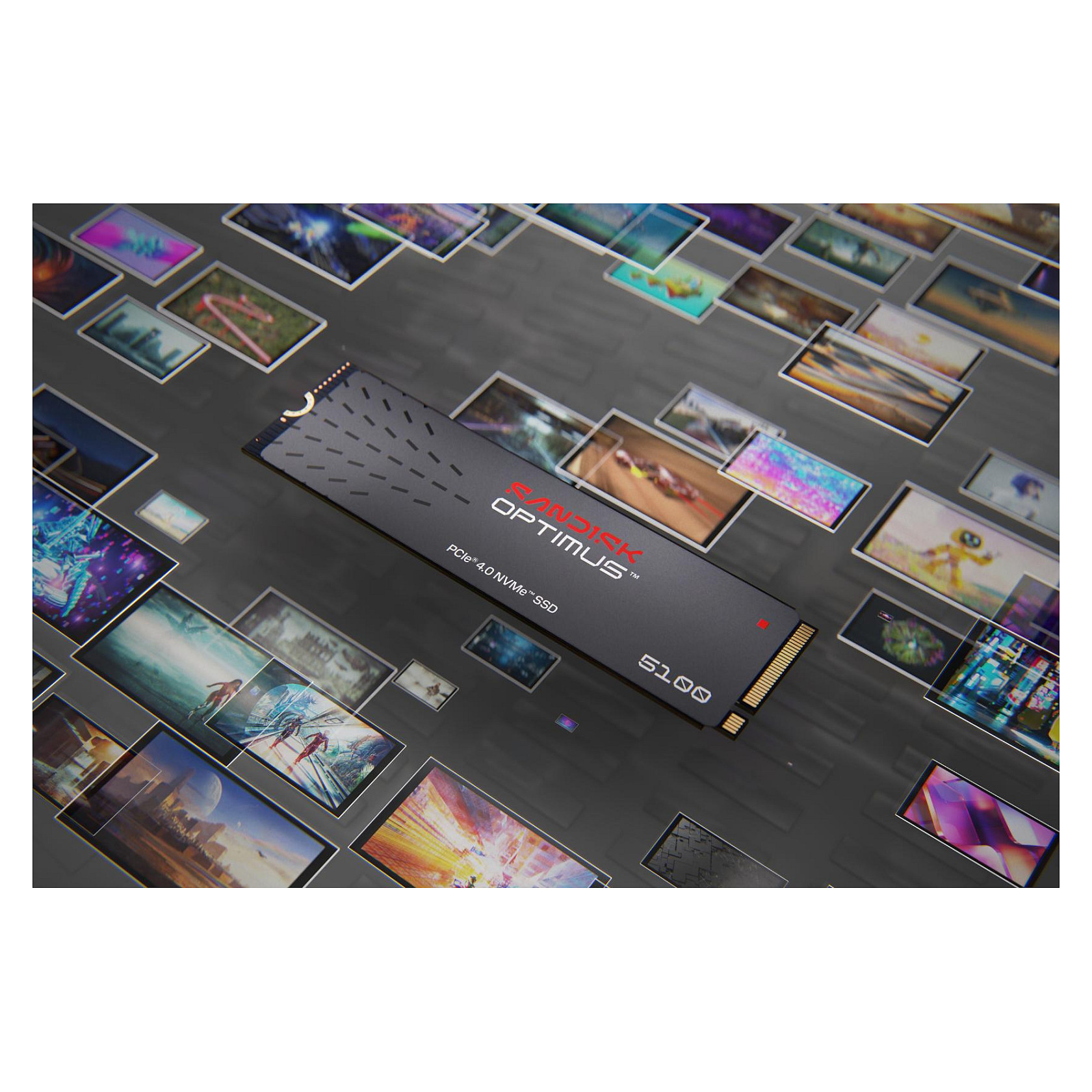 SSD e Brendshme SanDisk Optimus 5100 / 2TB / M.2 PCIe - 6