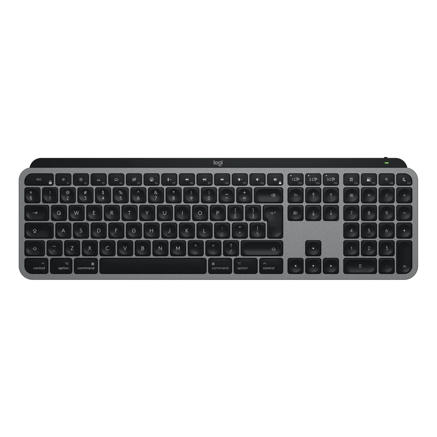 Tastierë pa Kabllo Logitech MX Keys S for Mac / US Layout – Zezë - 1