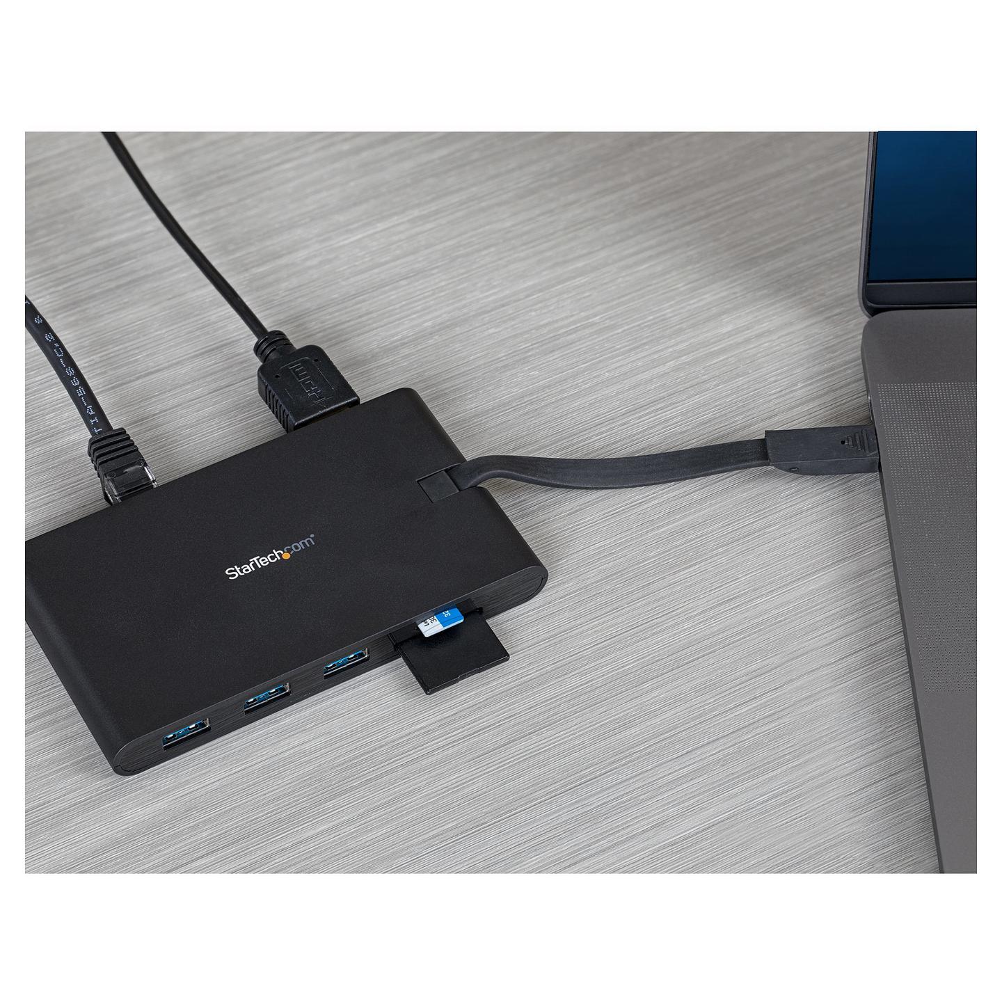 Docking Station StarTech.com DKT30CHVSCPD, HDMI 4K, VGA, 3× USB-A, USB-C, Gigabit Ethernet, SD, microSD, PD 100 W – Zezë - 8